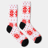 Frohe Weihnachtsmuster 5 Socken (Rechts)