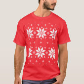 Frohe Weihnachtsmuster 5 T-Shirt (Vorderseite)