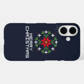 Frohe Weihnachtsmuster 6 Case-Mate iPhone Hülle (Rückseite (Horizontal))