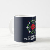 Frohe Weihnachtsmuster 6 Kaffeetasse (Vorderseite Links)