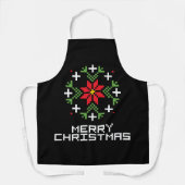Frohe Weihnachtsmuster 6 Schürze (Vorderseite)