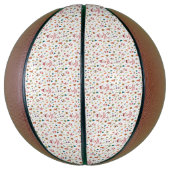 Frohe Weihnachtsmuster Basketball (Vertikal)