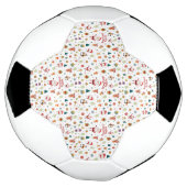 Frohe Weihnachtsmuster Fußball (Gedreht)