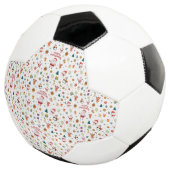 Frohe Weihnachtsmuster Fußball (Dreiviertel)