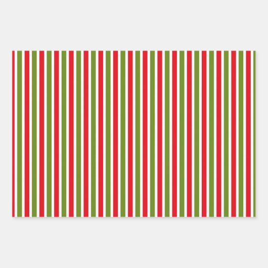 Frohe Weihnachtsmuster Geschenkpapier Set (Vorderseite 3)