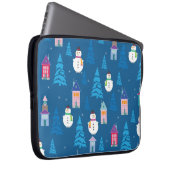 Frohe Weihnachtsmuster Laptopschutzhülle (Vorne Rechts)