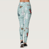 Frohe Weihnachtsmuster Leggings (Rückseite)