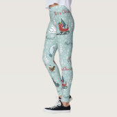 Frohe Weihnachtsmuster Leggings (Links)
