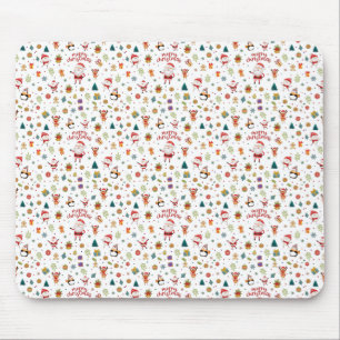 Frohe Weihnachtsmuster Mousepad