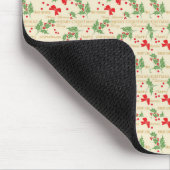 Frohe Weihnachtsmuster Mousepad (Ecke)