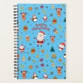 Frohe Weihnachtsmuster Planer (Vorderseite)