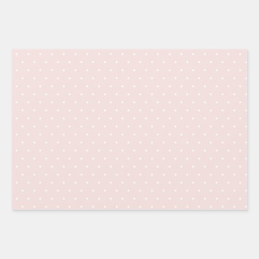Frohe Weihnachtsmuster Rainbow Blush Pastel Geschenkpapier Set (Vorderseite 3)