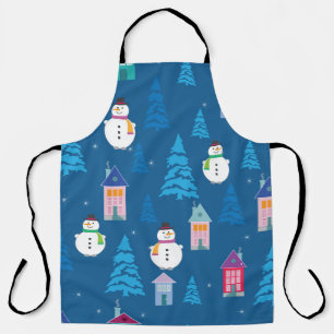 Frohe Weihnachtsmuster Schürze