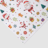 Frohe Weihnachtsmuster Seidenpapier (Ausschnitt)