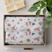 Frohe Weihnachtsmuster Seidenpapier (Geschenk)