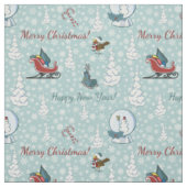 Frohe Weihnachtsmuster Stoff (Muster)