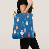 Frohe Weihnachtsmuster Tasche (Von Nahem)
