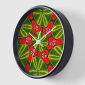 Frohe Weihnachtsmuster Uhr (Winkel)