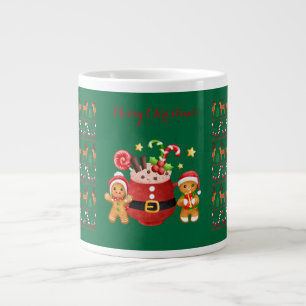 Frohe Weihnachtsmuster, Weihnachtsgeschenke Jumbo-Tasse