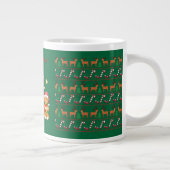 Frohe Weihnachtsmuster, Weihnachtsgeschenke Jumbo-Tasse (Rechts)