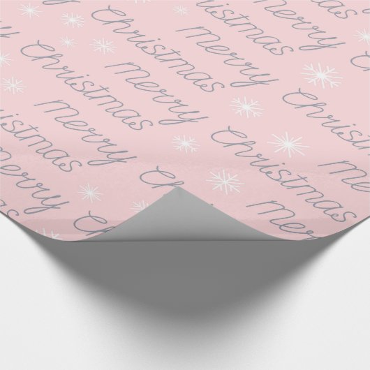Frohe Weihnachtsmuster Wrapping Papier Geschenkpapier (Ecke)