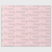 Frohe Weihnachtsmuster Wrapping Papier Geschenkpapier (Flach)