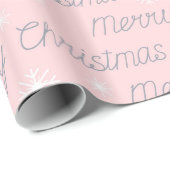 Frohe Weihnachtsmuster Wrapping Papier Geschenkpapier (Rolleneckpunkt)