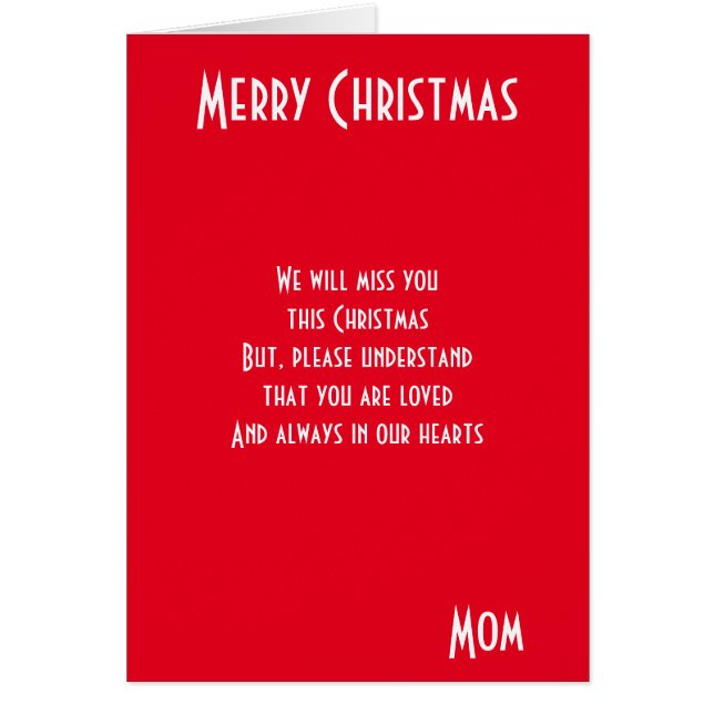 Frohe Weihnachtsmutter (Vorne)