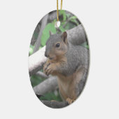 Frohe Weihnachtsmutter Funny Eichhörnchen Keramik Ornament (Links)