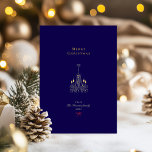 Frohe Weihnachtsnacht & Gold Stilvoll Folien Feiertagskarte<br><div class="desc">Das elegante Design und die moderne Farbpalette eignen sich ideal für Freunde,  Familien und Kollegen,  um sich mit Freunden und Freunden zu teilen. Mit dieser zeitlosen Urlaubskarte fügen Sie Ihren saisonalen Wünschen eine unvergessliche Touch hinzu!</div>