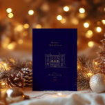 Frohe Weihnachtsnacht & Gold Stilvolle Chic Folien Feiertagskarte<br><div class="desc">Das elegante Design und die moderne Farbpalette eignen sich ideal für Freunde,  Familien und Kollegen,  um sich mit Freunden und Freunden zu teilen. Mit dieser zeitlosen Urlaubskarte fügen Sie Ihren saisonalen Wünschen eine unvergessliche Touch hinzu!</div>
