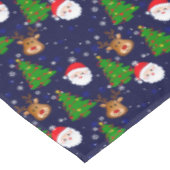 Frohe Weihnachtsnachtslieder, 52"x70" Tischdecke (Schrägansicht)