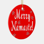 Frohe Weihnachtsnachtsnachtsdekoration Keramik Ornament (Rechts)