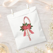 Frohe Weihnachtsnamen Candy Canes bevorzugen Tasch Geschenktütchen (Ausgeschnitten)