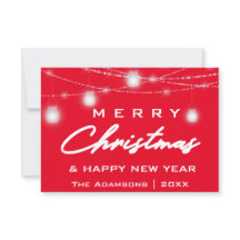 Frohe Weihnachtsnamen Foto Lights Red Navy