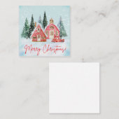 Frohe Weihnachtsnotecard Mitteilungskarte (Vorne/Hinten)