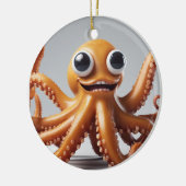Frohe Weihnachtsoctopus Ornament (Links)