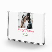 Frohe Weihnachtspaar Foto geben Namen glücklichen  (Rechts)