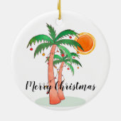 Frohe Weihnachtspalme Bäume Ornament (Hinten)