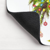 Frohe Weihnachtspalme Tree Light Hawaiian Tropical Mousepad (Ecke)