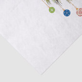 Frohe Weihnachtspalme Tree Light Hawaiian Tropical Seidenpapier (Detail)