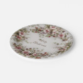 Frohe Weihnachtspapierplatte Pappteller (Schrägansicht)