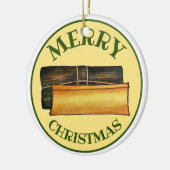 Frohe Weihnachtspasteles Puerto Rico Banana Cakes Keramik Ornament (Links)