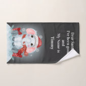 Frohe WeihnachtsPenguin für Kinder Badetuch Set (Handtuch)