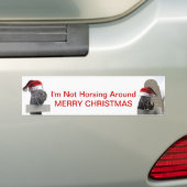 Frohe Weihnachtspferde Autoaufkleber (Auf Auto)