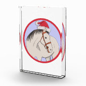 Frohe Weihnachtspferde Fotoblock (Rechts)