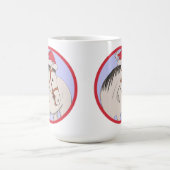Frohe Weihnachtspferde Kaffeetasse (Mittel)
