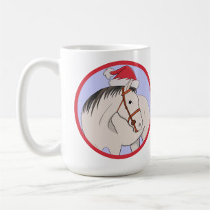 Frohe Weihnachtspferde Kaffeetasse