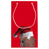 Frohe Weihnachtspferde Kleine Geschenktüte (Rückseite)