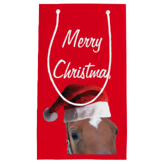 Frohe Weihnachtspferde Kleine Geschenktüte